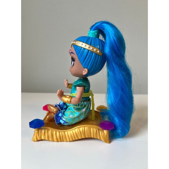 Shimmer and Shine Floating Genie Magic Carpet & Plush Soft Doll Toy Shoes Lot - Picture 7 of 14